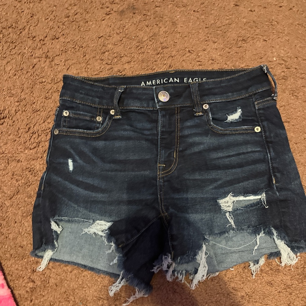 AE jean shorts worn twice